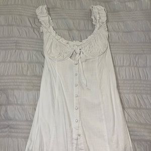 Princess Polly white milkmaid dress size 8 white